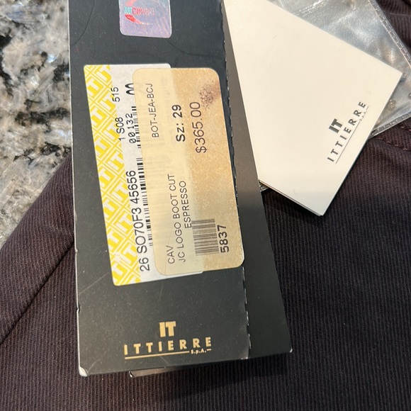 ROBERTO CAVALLI BRAND NEW W TAGS JEABS…SIZE 29…AUTHENTIC W SECURITY HOLOGRAM - Picture 8 of 14